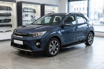 Kia Stonic 2017– Side steps Bosphorus Grey (set van 2, aluminium) foto 1