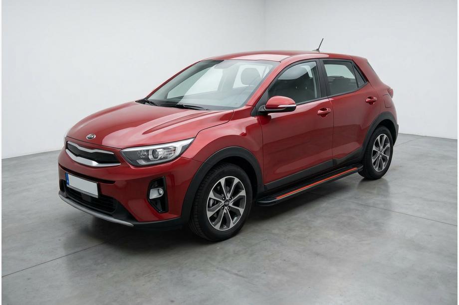 Kia Stonic 2017– Side steps Maya Red (2 stuks, aluminium) Image