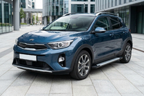 Kia Stonic 2017– Side steps Allmond Grey (set van 2, aluminium) foto 1