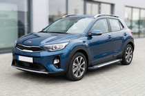 Kia Stonic 2017– Side steps Line (2 stuks, aluminium) foto 1