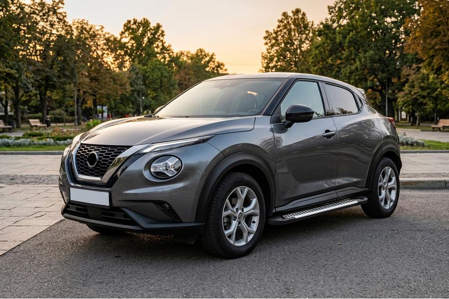 Nissan Juke 2020– Side steps Line (2 stuks, aluminium) Image