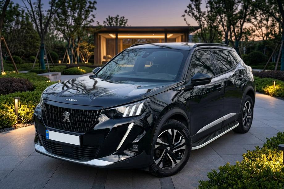 Peugeot 2008 2019– Side steps Tayga Grey (2 stuks, aluminium) Image