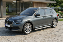 Skoda Kamiq 2019– Mevsim Grey side steps (2 stuks, aluminium) foto 1