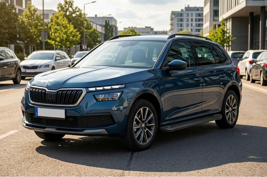 Skoda Kamiq 2019– Allmond Black side steps (2 st., aluminium) Image