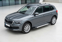 Skoda Kamiq 2019– Zijdrempels Vision New Grey (set van 2, aluminium) foto 1