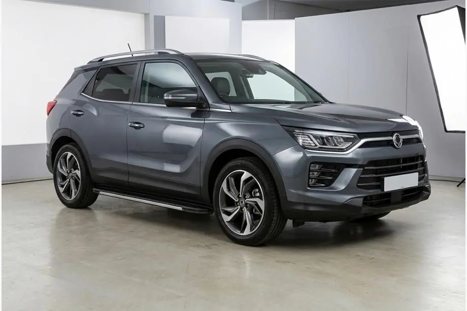 SsangYong Korando 2019– Bosphore Grey zijtreden (set van 2, aluminium) Image