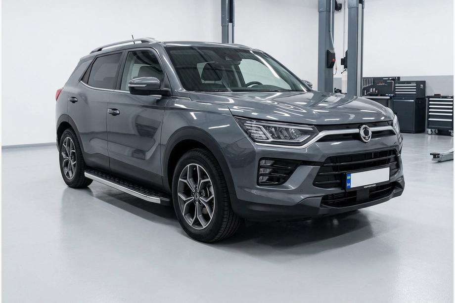SsangYong Korando 2019– BlackLine side steps (2 stuks, aluminium) Image