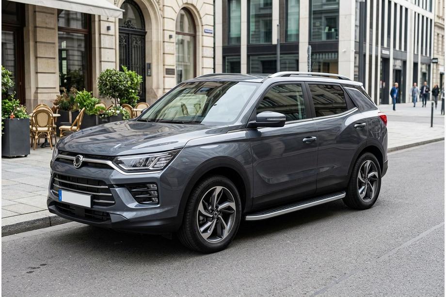 SsangYong Korando 2019– Side steps Tayga Grey (2 stuks, aluminium) Foto 1