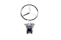 Mercedes S-class W140 1991–1998 Embleem met richtkruis (met opschrift) foto 2