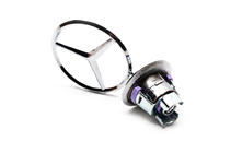 Mercedes S-class W140 1991–1998 Embleem met richtkruis (met opschrift) foto 3