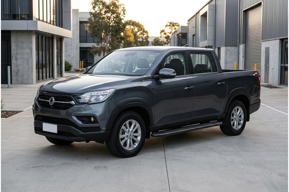 SsangYong Musso II 2018– Bosphore Black zijtreden (2 stuks, aluminium) Image
