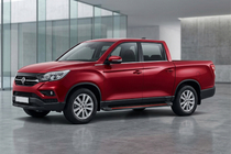 SsangYong Musso II 2018– Side steps Maya Red (2 stuks, aluminium) foto 1