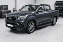 SsangYong Musso II 2018– Allmond Black side steps (2 st., aluminium) foto 1