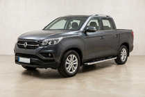 SsangYong Musso II 2018– Fullmond side steps (2 stuks, aluminium) foto 1