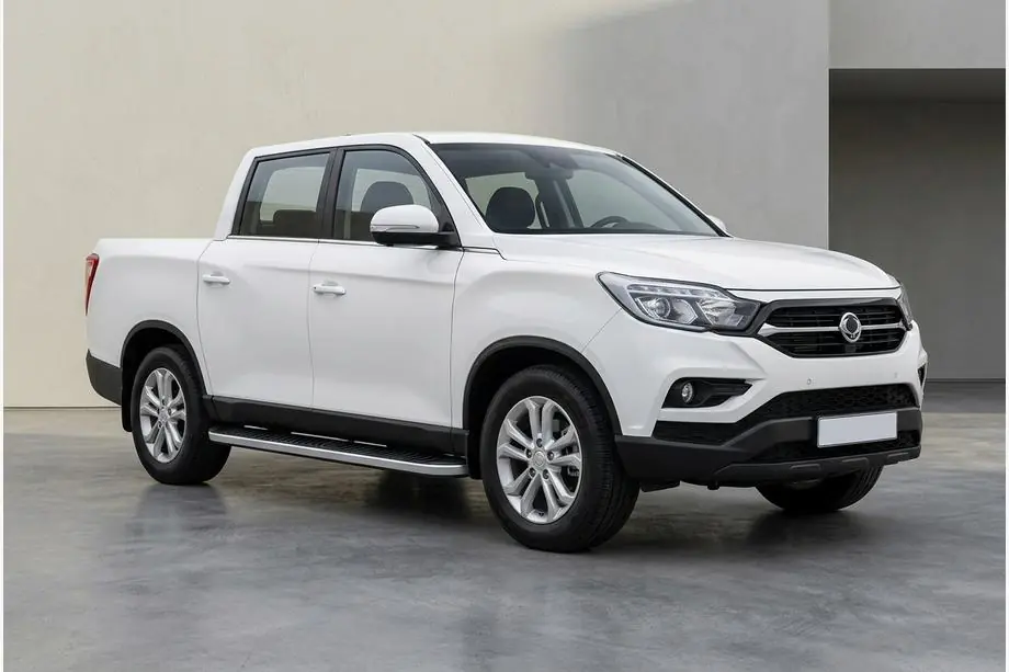 SsangYong Musso II 2018– Side steps Tayga Grey (2 stuks, aluminium) Image