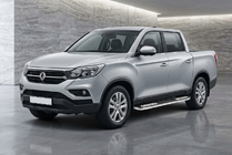 SsangYong Musso II 2018– Side steps Tayga V2 (2 stuks, aluminium) foto 1