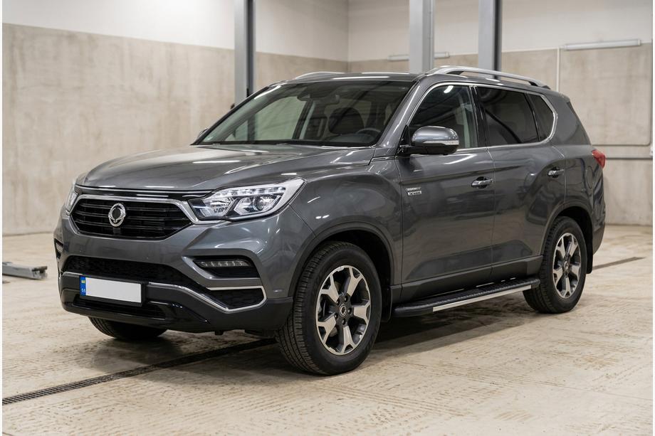 SsangYong Rexton II 2017– Bosphore Grey zijtreden (set van 2, aluminium) Image