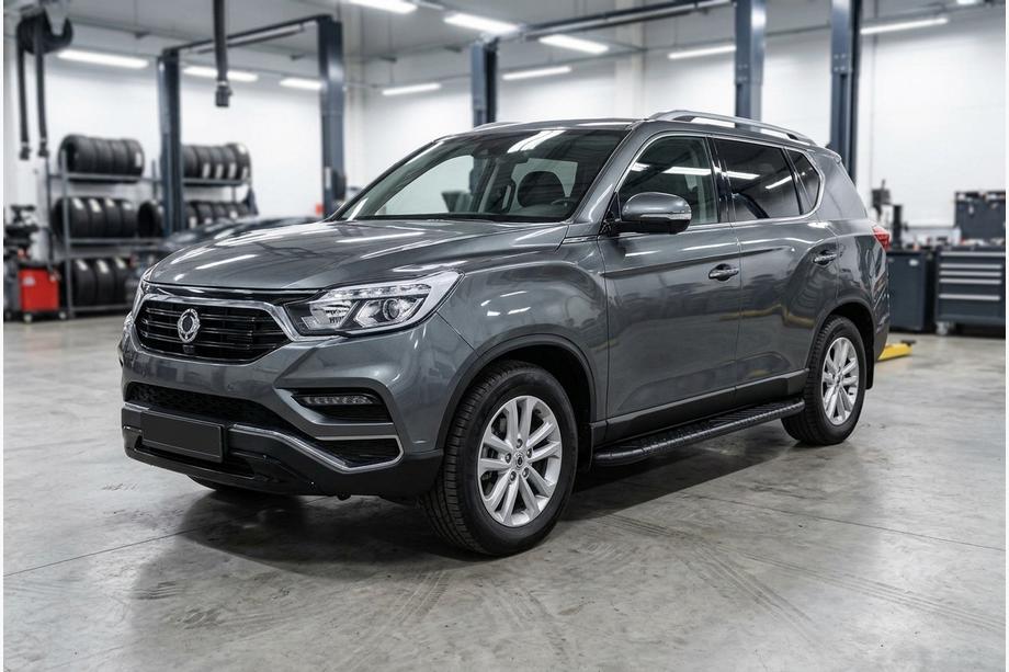 SsangYong Rexton II 2017– Bosphore Black zijtreden (2 stuks, aluminium) Image