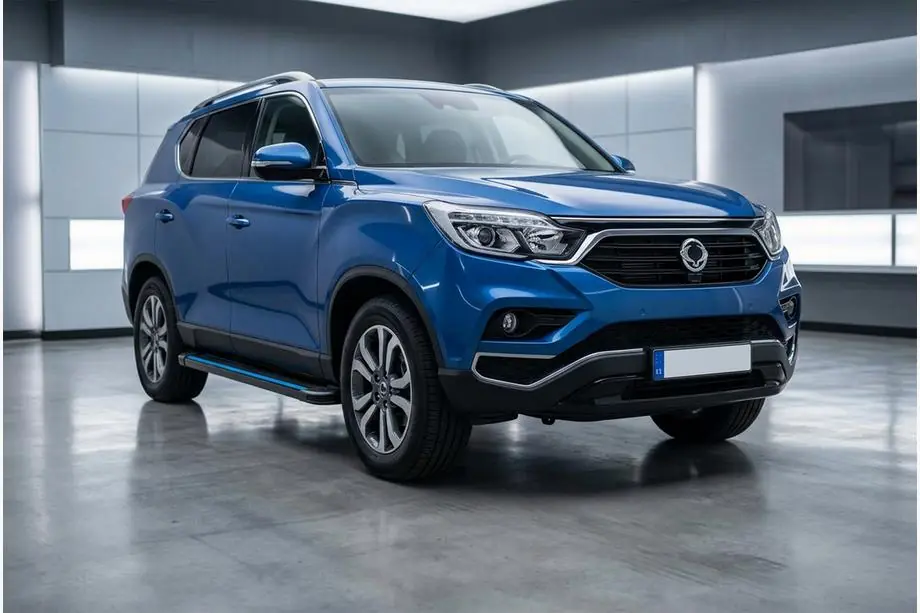 SsangYong Rexton II 2017– Maya Blue zijtreden (2 stuks, aluminium) Image