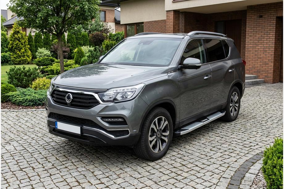 SsangYong Rexton II 2017– Mevsim Grey side steps (2 stuks, aluminium) Image