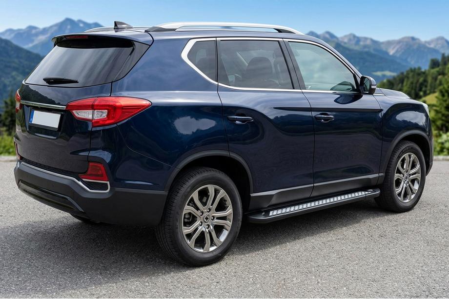 SsangYong Rexton II 2017– Zijtreden Vision New Black (2 stuks, aluminium) Image
