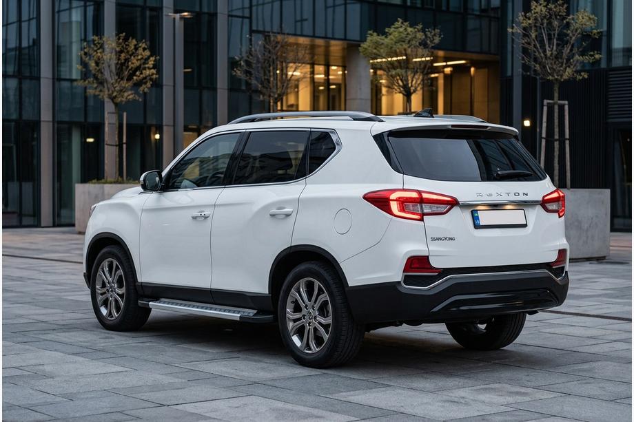 SsangYong Rexton II 2017– Zijdrempels Vision New Grey (set van 2, aluminium) Image