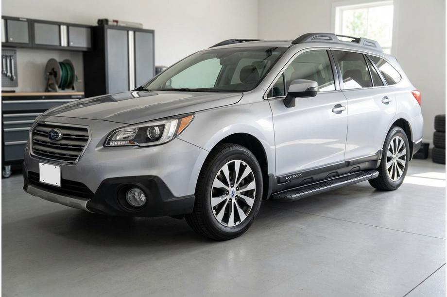 Subaru Outback 2014–2019 Bosphore Black zijtreden (2 stuks, aluminium) Image