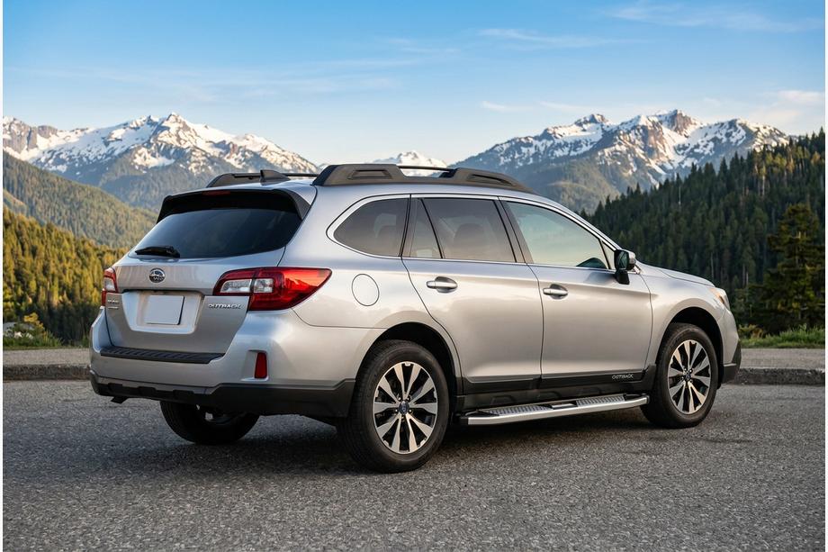 Subaru Outback 2014–2019 Mevsim Grey side steps (2 stuks, aluminium) Image