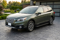 Subaru Outback 2014–2019 Allmond Black side steps (2 st., aluminium) foto 1