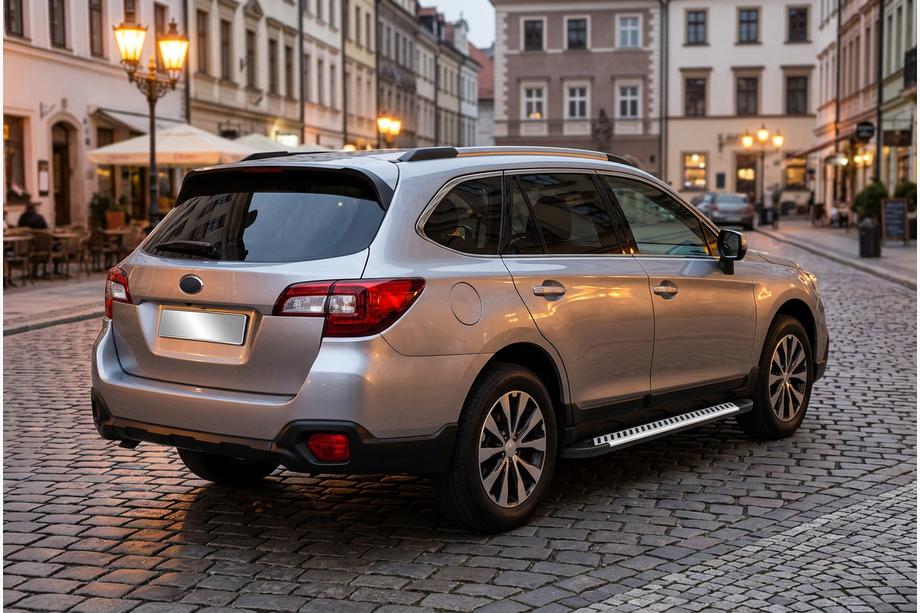 Subaru Outback 2014–2019 Side steps Line (2 stuks, aluminium) Image