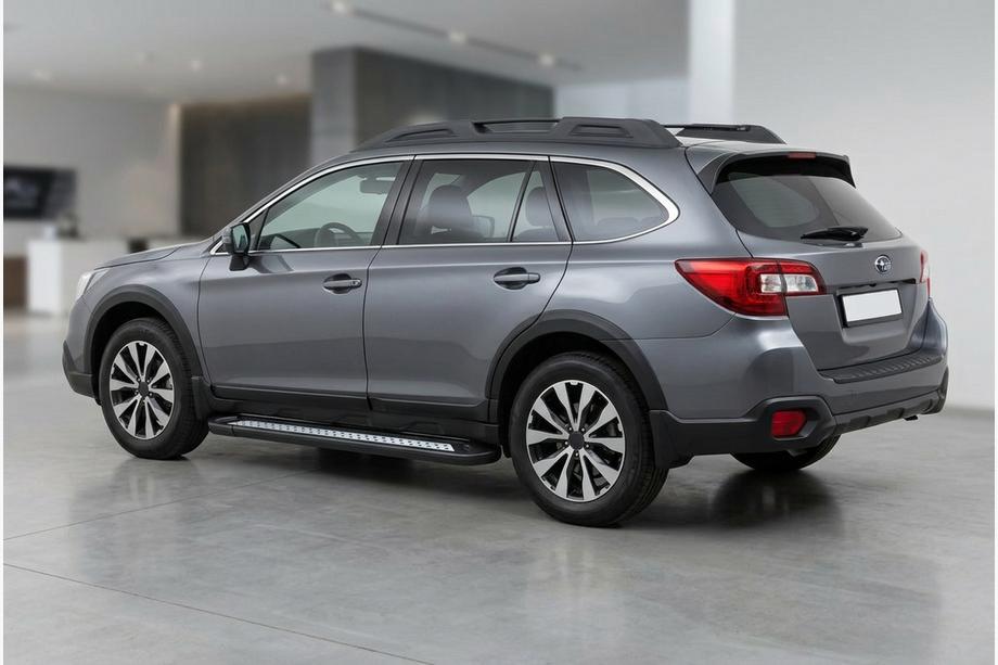 Subaru Outback 2014–2019 Zijtreden Vision New Black (2 stuks, aluminium) Image