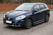 Suzuki SX4 S-Cross 2013–2016 Side steps Bosphorus Grey (set van 2, aluminium) foto 1