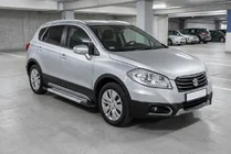Suzuki SX4 S-Cross 2013–2016 Zijdrempels Vision New Grey (set van 2, aluminium) foto 1