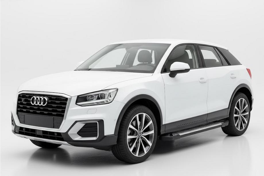 Audi Q2 2016– Side steps Line (2 stuks, aluminium) Image