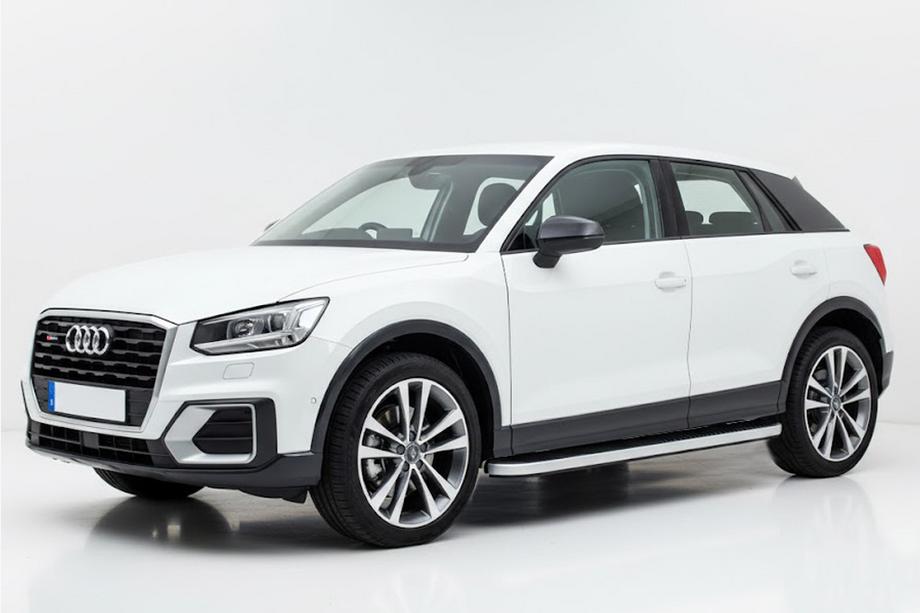 Audi Q2 2016– Side steps Tayga Grey (2 stuks, aluminium) Image