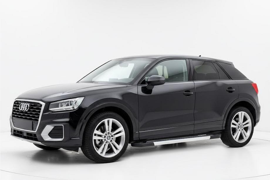 Audi Q2 2016– Zijdrempels Vision New Grey (set van 2, aluminium) Image
