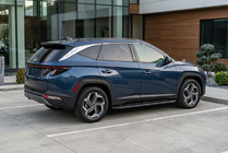 Hyundai Tucson NX4 2021– Bosphore Black zijtreden (2 stuks, aluminium) foto 1