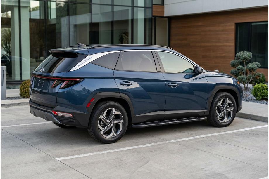 Hyundai Tucson NX4 2021– Bosphore Black zijtreden (2 stuks, aluminium) Image
