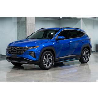 Maya Blue zijtreden (2 stuks, aluminium) Hyundai Tucson NX4 2021– foto 1