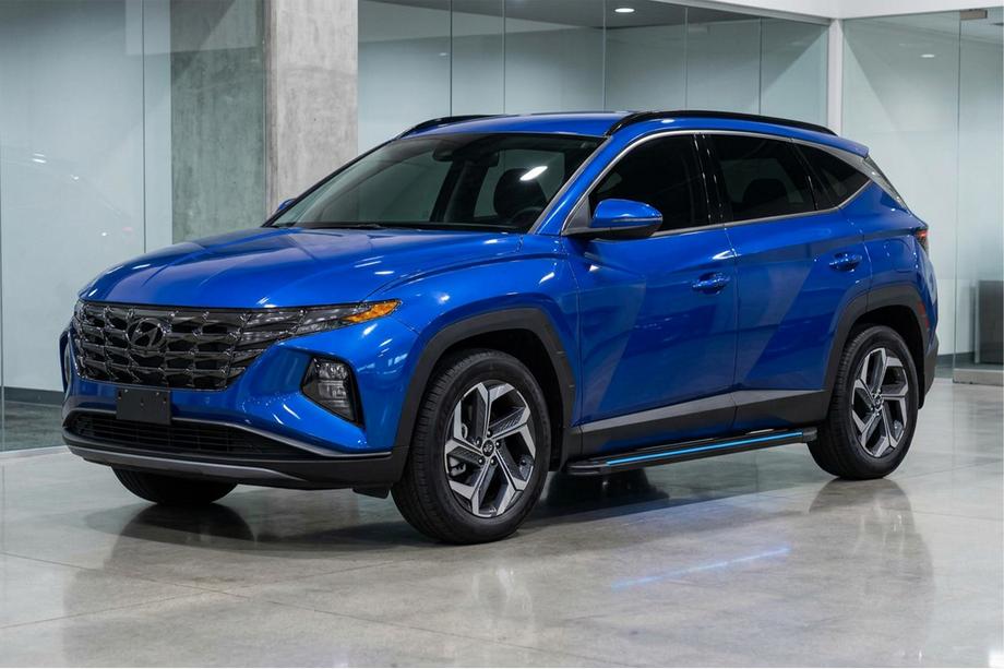 Hyundai Tucson NX4 2021– Maya Blue zijtreden (2 stuks, aluminium) Foto 1