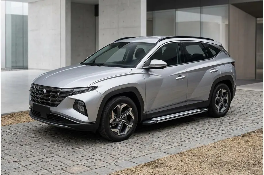 Hyundai Tucson NX4 2021– Rainbow zijtreden (set van 2, aluminium) Image