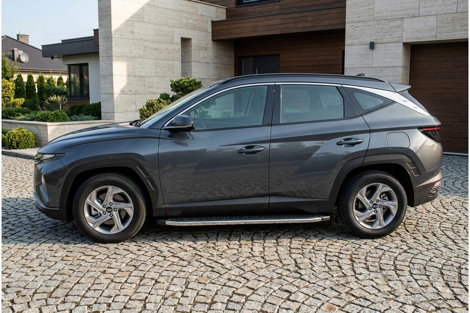 Hyundai Tucson NX4 2021– BlackLine side steps (2 stuks, aluminium) Image