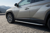 Hyundai Tucson NX4 2021– Fullmond side steps (2 stuks, aluminium) foto 1