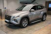 Hyundai Tucson NX4 2021– Side steps Line (2 stuks, aluminium) foto 1