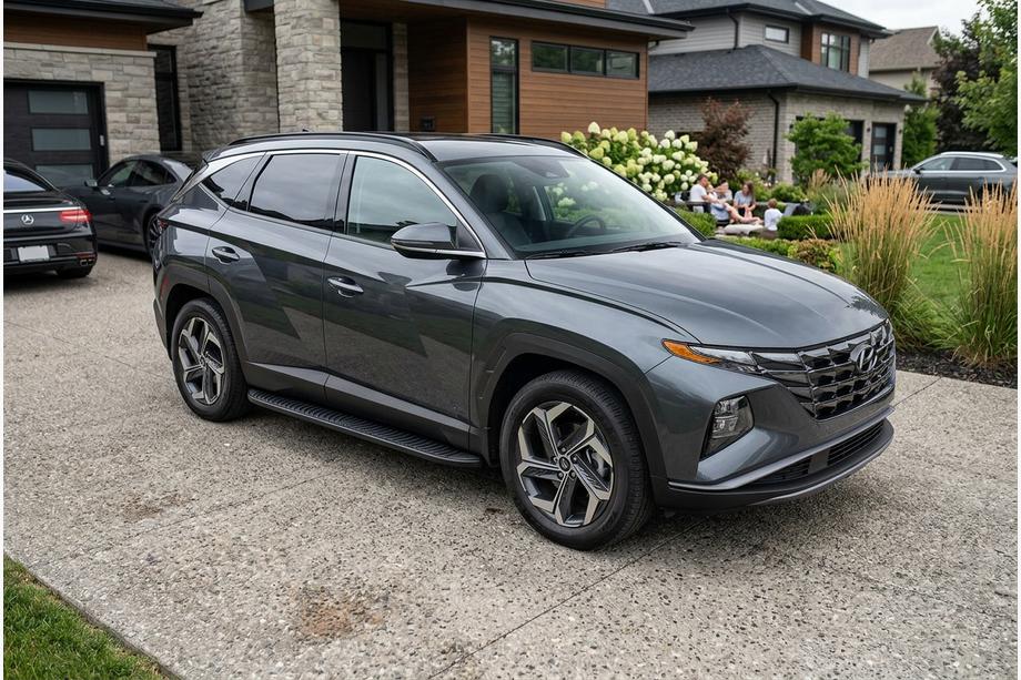 Hyundai Tucson NX4 2021– Tayga Black zijtreden (set van 2, aluminium) Image
