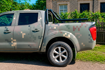 Mazda BT-50 2007–2012 Carrosserie rolbeugel (zwart) 76 mm foto 4