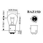 Signaallamp Narva 17881 P21/4W 12V 21/4W BAZ15d foto 3
