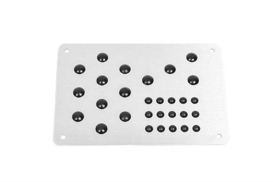 Hielplaat voor automatten V4 (aluminium) Foto 1