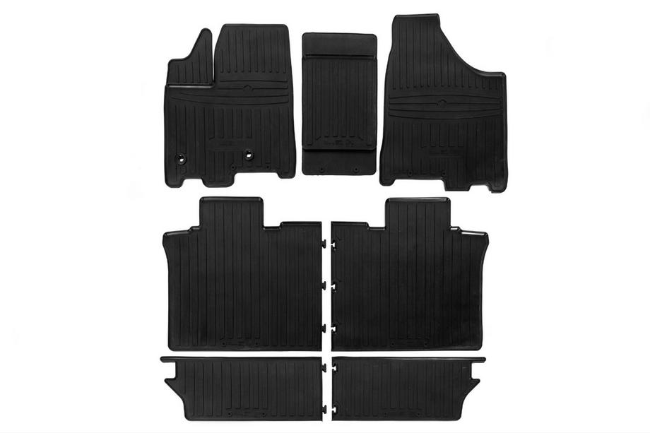 Toyota Sienna 2010–2020 Rubberen vloermatten voor 6-zitter (3 rijen, Stingray Premium) Image