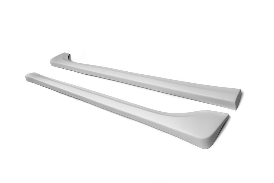 Renault Logan I 2008–2013 Side skirts HB (overspuitbaar) Image